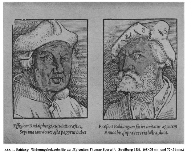 Hans Baldung Grien and John Rudalfinger, 1534 - Ганс Бальдунг