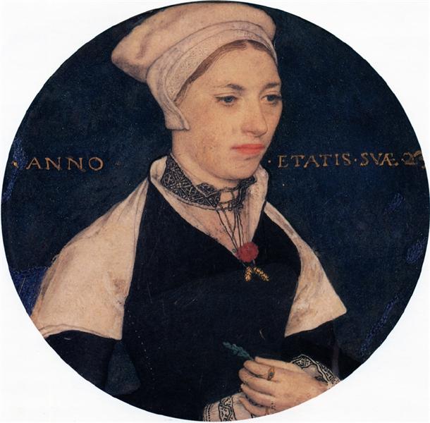 Mrs. Pemberton, c.1535 - Hans Holbein, o Jovem