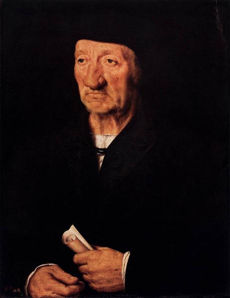 Portrait of an Old Man, 1525 - 1527 - Hans Holbein el Joven