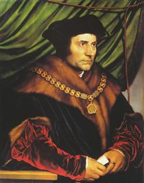 Portrait of Sir Thomas More - Ганс Гольбайн молодший