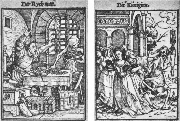 The Rich Man The Queen, c.1525 - Ганс Гольбайн молодший