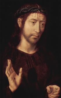 Cristo com a coroa de espinhos - Hans Memling