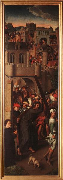 Алтарь Страстей (Триптих Гревераде), левое крыло, 1491 - Ганс Мемлинг