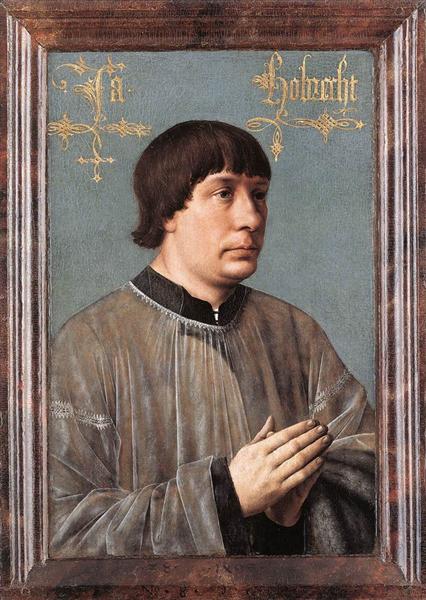 Portrait of Jacob Obrecht - 漢斯·梅姆林