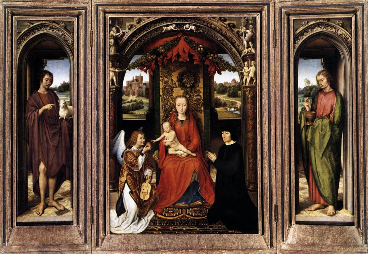 Triptych, c.1485 - Hans Memling - WikiArt.org