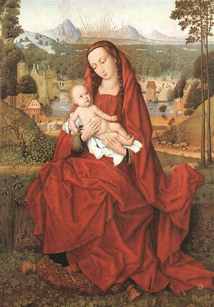 Богородица с младенцем - Ганс Мемлинг
