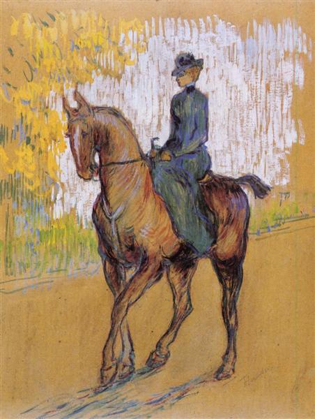 Amazone, 1899 - Henri de Toulouse-Lautrec