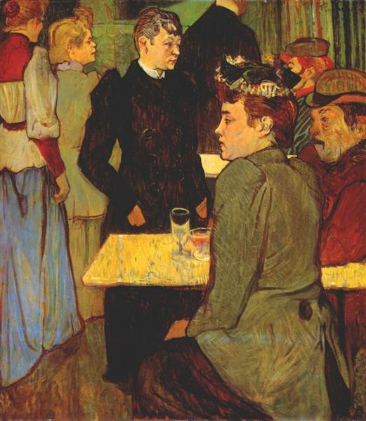 Corner in the Moulin de la Galette, 1892 - Henri de Toulouse-Lautrec