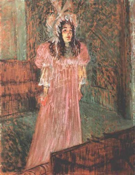 Miss May Belfort, 1895 - Анри де Тулуз-Лотрек