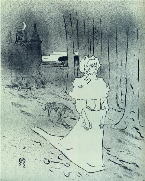 The Chatelaine (The Tocsin), 1895 - 亨利·德·土魯斯-羅特列克