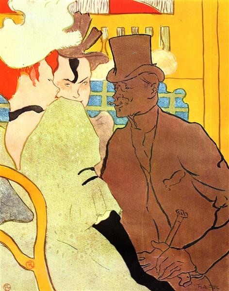 The Englishman at the Moulin Rouge, 1892 - Анрі де Тулуз-Лотрек