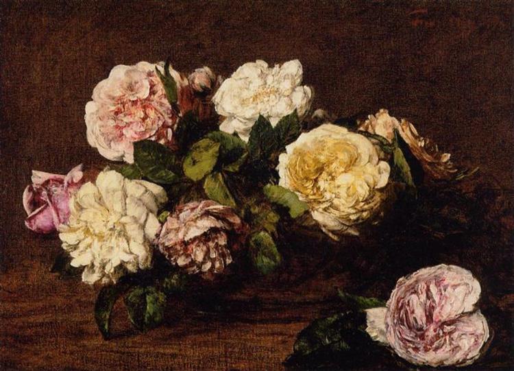 Flowers Roses, 1883 - 方丹‧拉圖爾