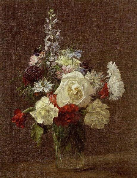 Mixed Flowers, 1887 - 方丹‧拉圖爾