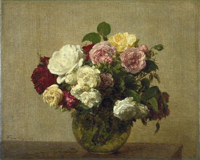 Roses, 1885 - Анрі Фантен-Латур