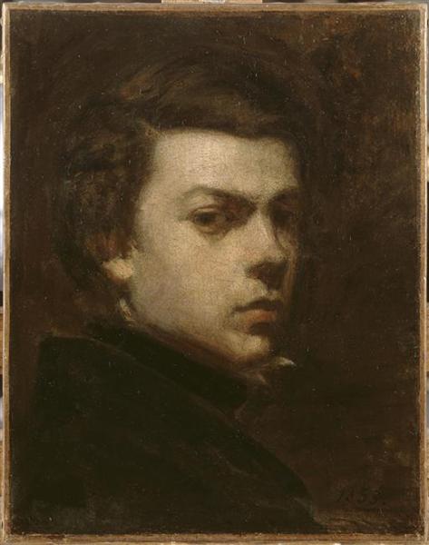Self Portrait, 1853 - 方丹‧拉圖爾