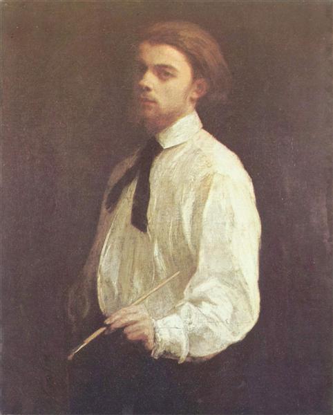 Self portrait, 1859 - Анрі Фантен-Латур
