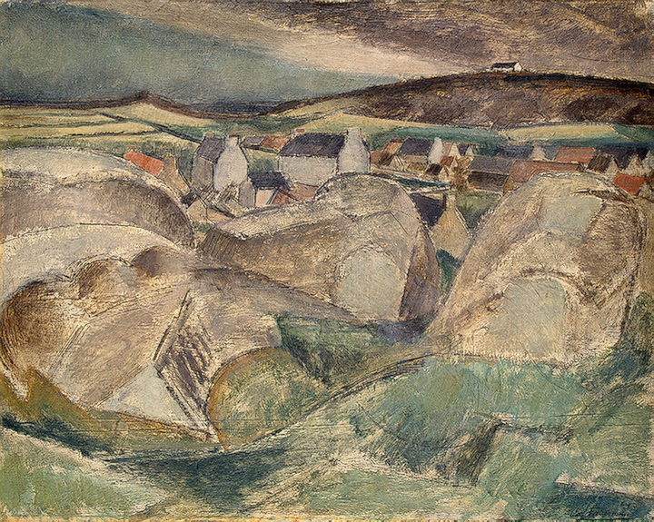 Village Among the Rocks, 1910 - Henri Le Fauconnier