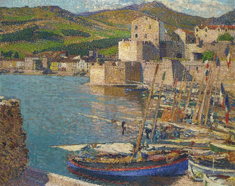 Port Collioure - Henri Martin