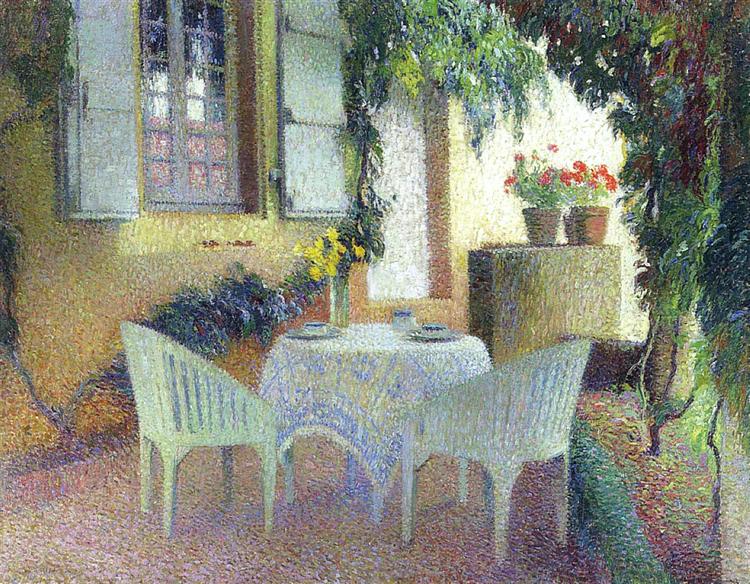 Terrace of the Manor in Marquayrol - Henri Martin