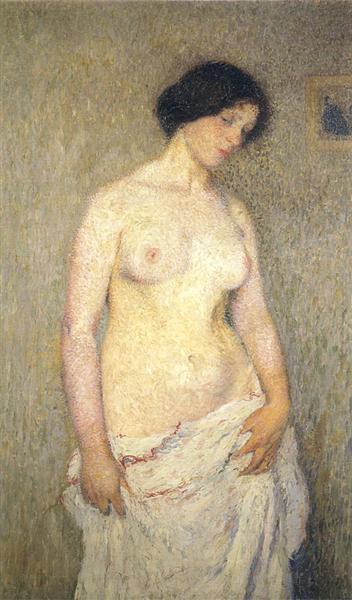 Young Nude Woman - Анрі Мартен