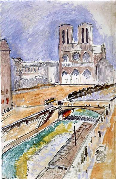 Notre Dame, 1914 - Анри Матисс