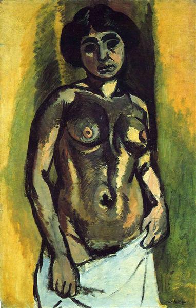 Nude (Black and Gold), 1908 - 馬蒂斯