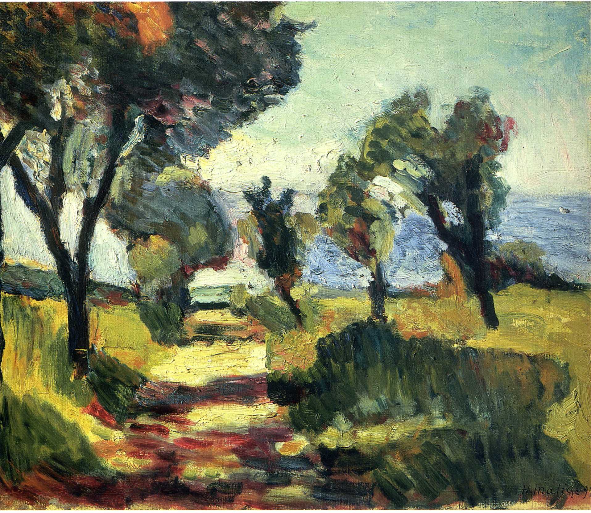 Olive Trees 1898 Henri Matisse WikiArt Org   Olive Trees 1898 