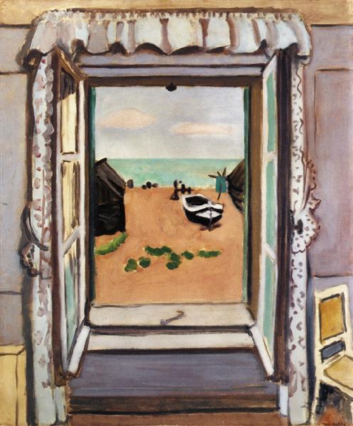Відкрите вікно, Етрета, 1920 - Анрі Матісс