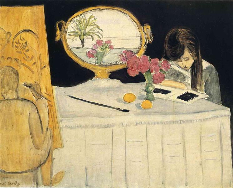 The Painting Lesson, 1919 - 馬蒂斯