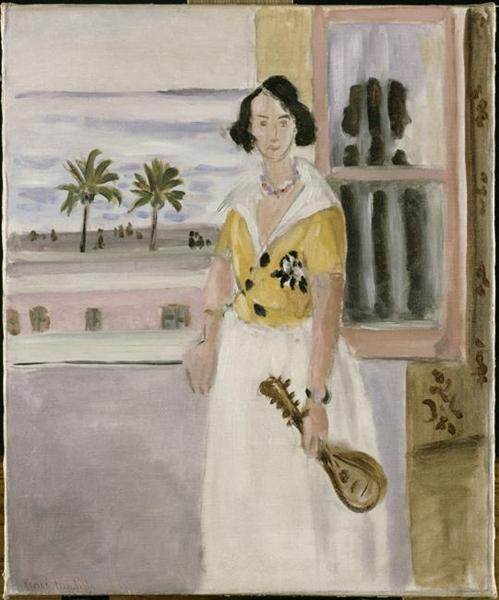 Woman with mandolin, c.1921 - 1922 - Henri Matisse
