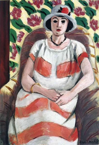 Young woman in Pink, 1923 - Анри Матисс