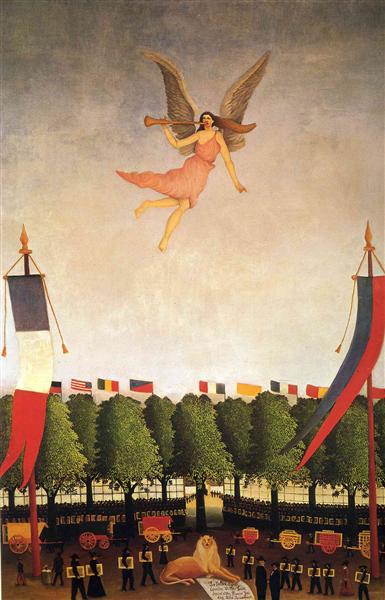 Liberty Inviting Artists to Take Part in the 22nd Exhibition of the Society of Independent Artists, 1905 - 1906 - Henri Rousseau