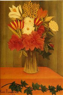 Fleur Rose Dans Un Vase 1902 Jean Metzinger Wikiartorg