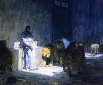 Daniel dans la fosse aux lions - Henry Ossawa Tanner