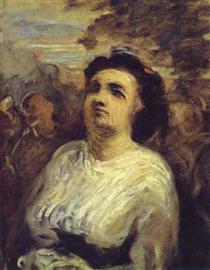 Bust of a Woman - Honore Daumier