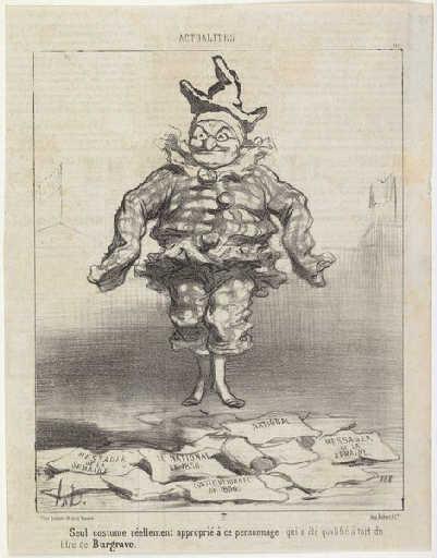 Thiers, 1850 - Honore Daumier