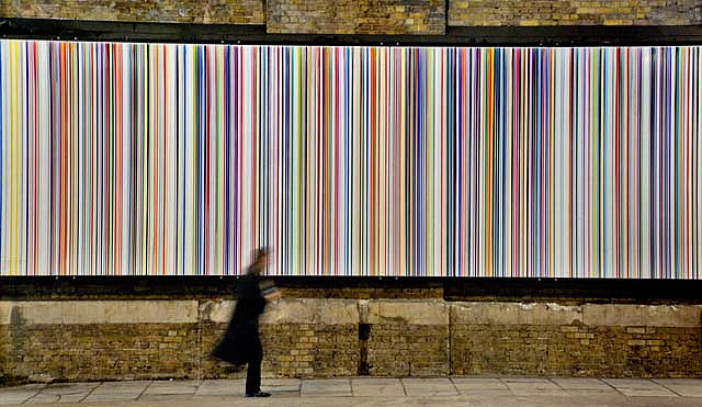 Poured Lines, Southwark Street, 2009 - Ian Davenport