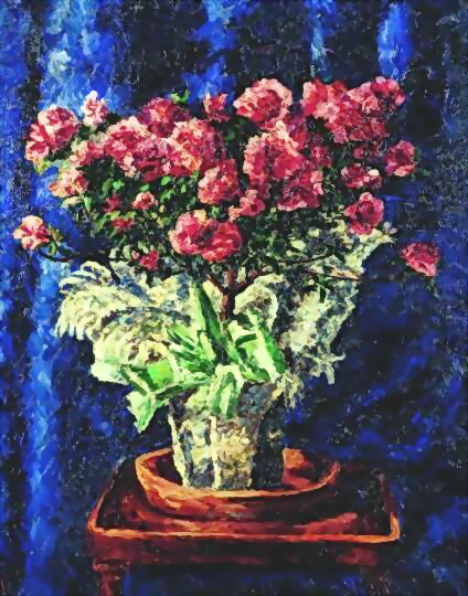 Flowers in a Vase - Ilja Iwanowitsch Maschkow