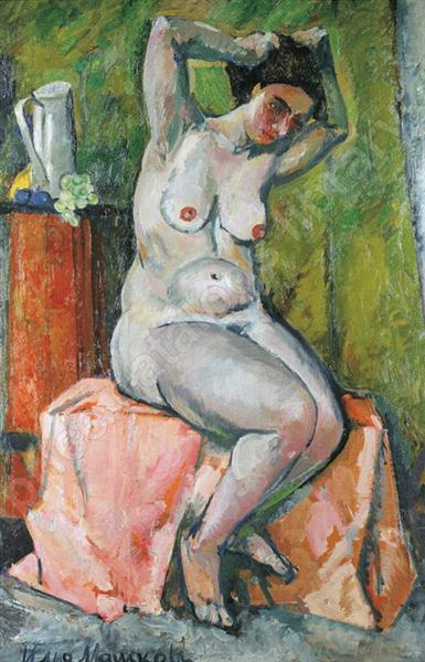 Seated Nude, 1918 - Ilya Mashkov
