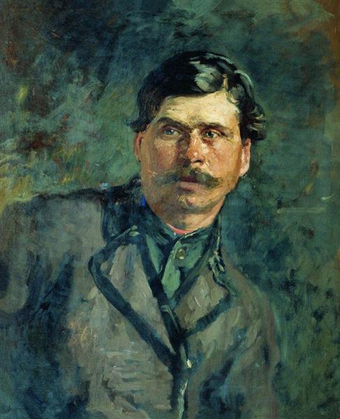 A soldier - Ilya Yefimovich Repin