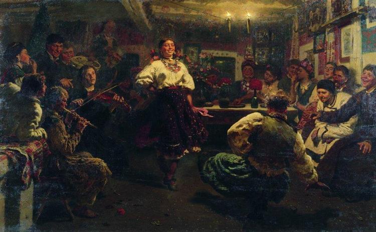 Evening party, 1881 - Ilya Repin