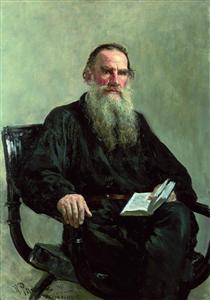 Retrato de Liev Tolstói - Ilya Yefimovich Repin