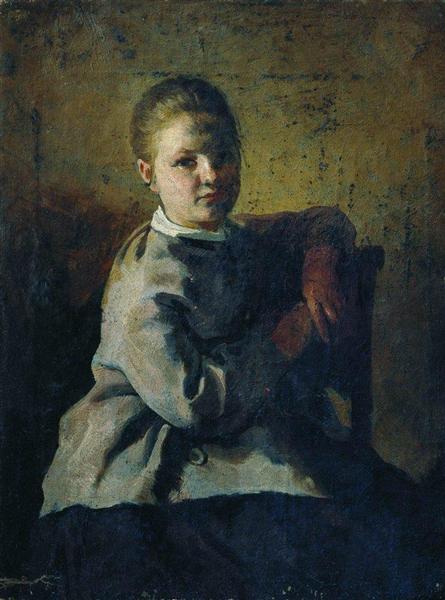 Portrait of S.A. Repina, 1878 - 列賓