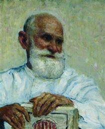 Portrait of the physiologist Ivan Petrovich Pavlov - 列賓
