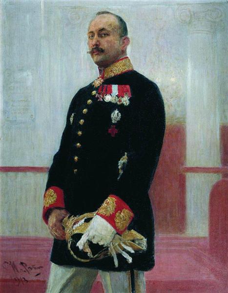 Portrait of V. Gudovich, 1913 - 列賓