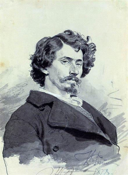 Self portrait, 1878 - Ilya Repin