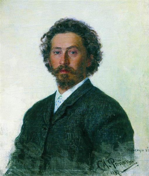 Self-Portrait, 1887 - Ilya Repin - WikiArt.org