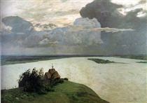 Above the eternal tranquility - Isaac Levitan