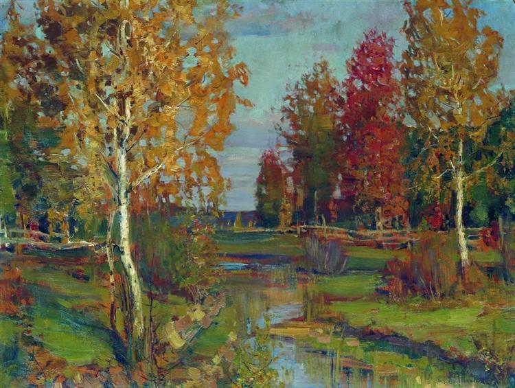 Autumn, c.1895 - Isaac Levitan