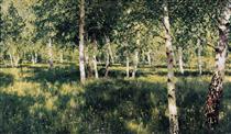 Birch grove - Isaak Levitán